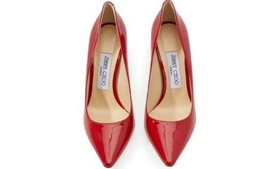 Shop Jimmy Choo Romy 100 Pumps In Red