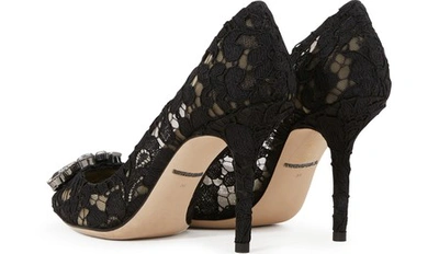 Shop Dolce & Gabbana Bellucci Pumps In Black