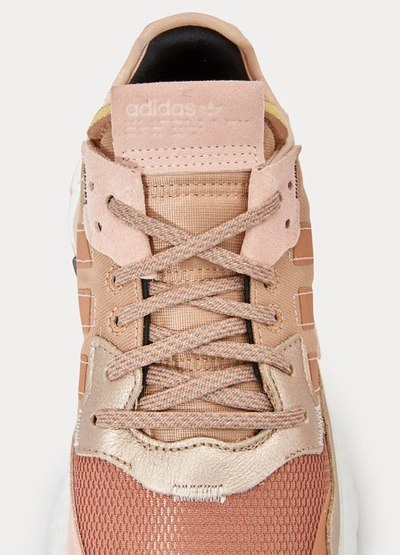 Shop Adidas Originals Nite Jogger Trainers In Or Rose Metallise