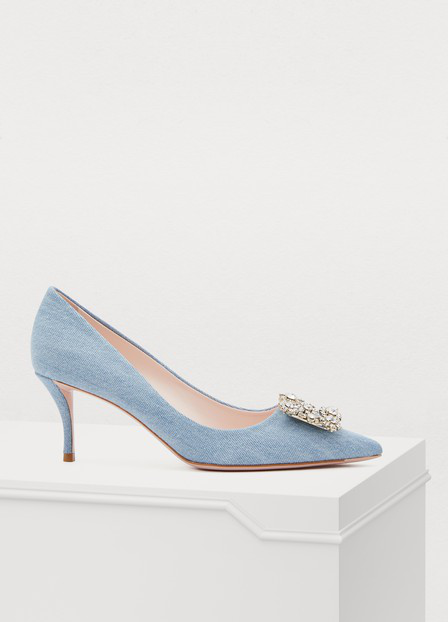 roger vivier crystal pumps