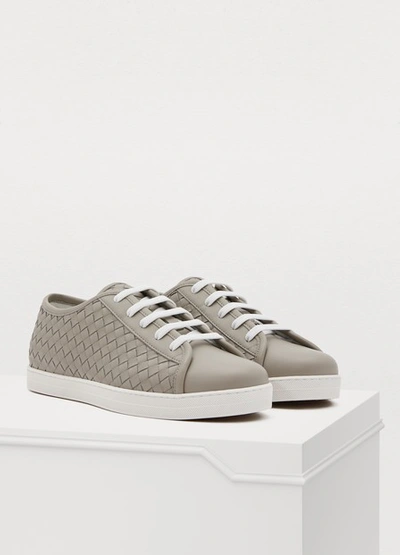 Shop Bottega Veneta Speedsert Sneakers In Dark Clement Grey