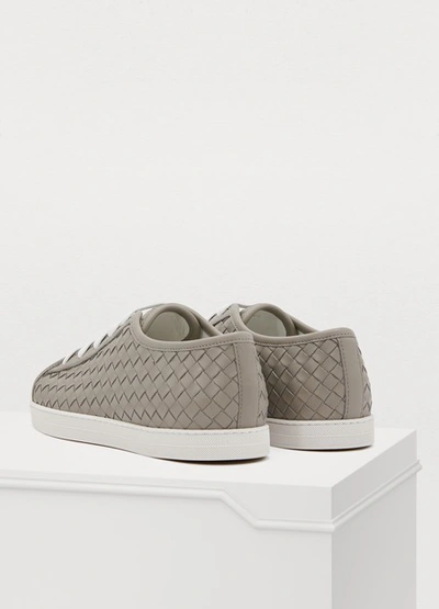 Shop Bottega Veneta Speedsert Sneakers In Dark Clement Grey