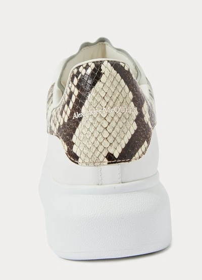 Shop Alexander Mcqueen Oversize Sneakers In Beige