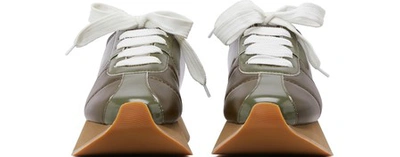 Shop Marni Big Foot Sneakers In Musk