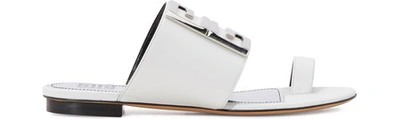 Shop Givenchy 4g Sandals In Blanc