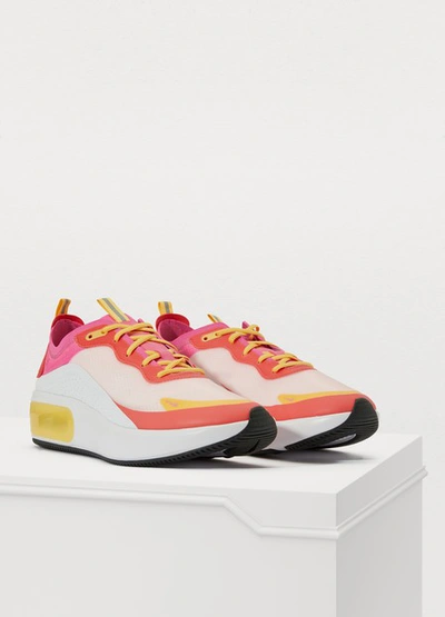 Shop Nike Air Max Dia Se Sneakers In White/laser Fuchsia-ember Glow