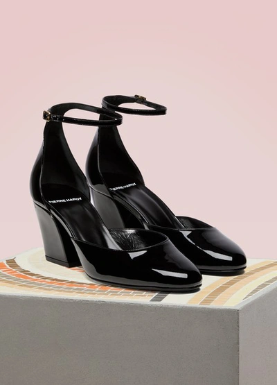Shop Pierre Hardy Calamity Leather Pumps In Black
