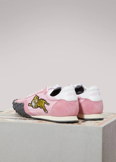 Shop Kenzo Move Sneakers In Flamingos
