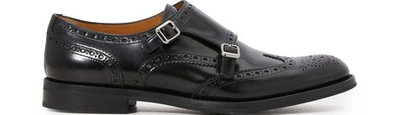 Shop Church's Lana Leather Derby Shoes In Black