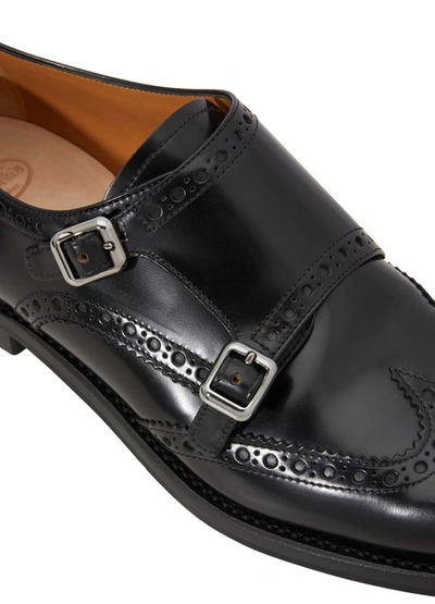 Shop Church's Lana Leather Derby Shoes In Black