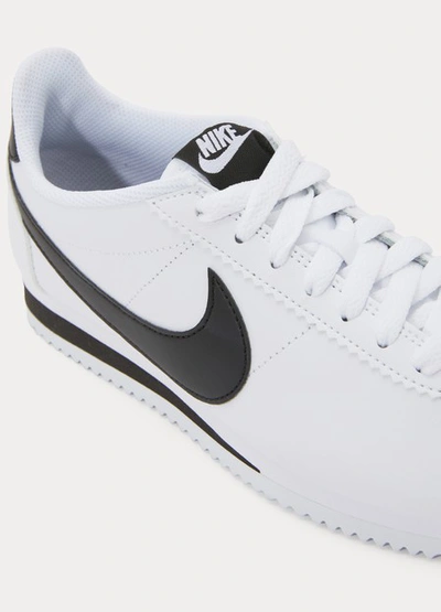 Shop Nike Classic Cortez Trainers In White Black White