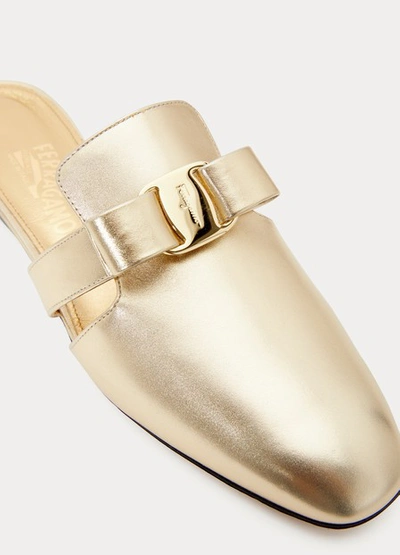 Shop Ferragamo Briza Mules In Mekong