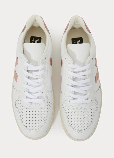 Shop Veja V-10 Trainers In White