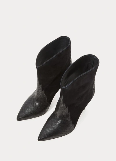 Shop Isabel Marant Leider Heeled Booties In Black