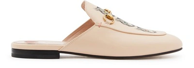 Shop Gucci Princetown Mules In Light Pink