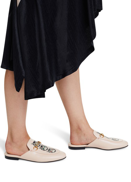 gucci cat loafers