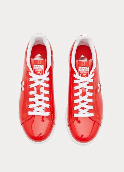 Shop Adidas Originals Stan Smith Sneakers In Red