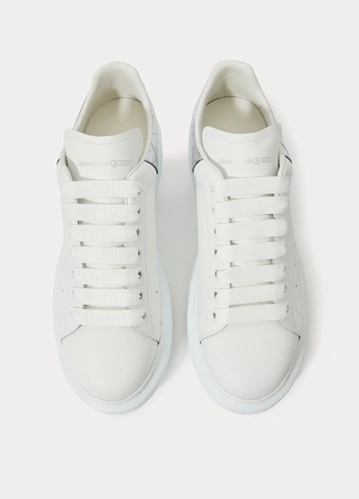 Shop Alexander Mcqueen Oversize Sneakers In 9071 - White/silver