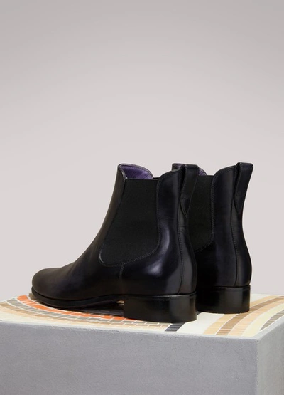 Shop Berluti Classic Chelsea Boots In Nero Grigio