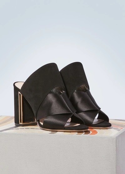 Shop Nicholas Kirkwood Nini Mules In Black