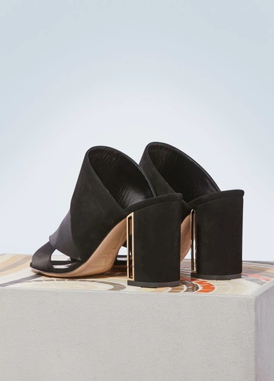 Shop Nicholas Kirkwood Nini Mules In Black