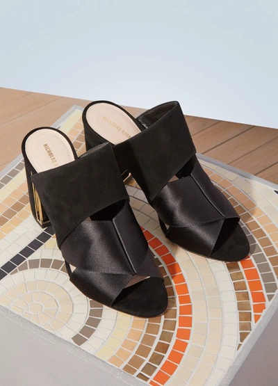 Shop Nicholas Kirkwood Nini Mules In Black