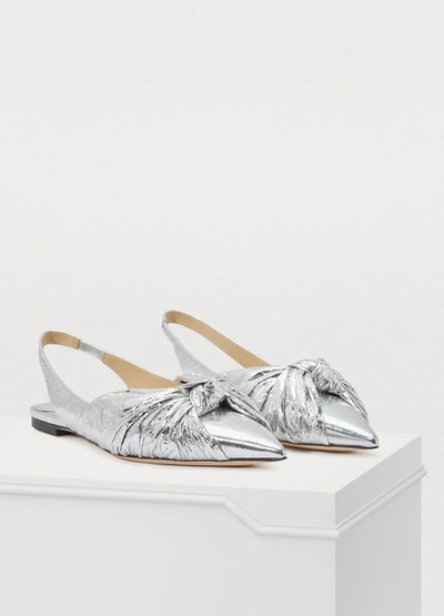Shop Jimmy Choo Annabell Sandals In Silver