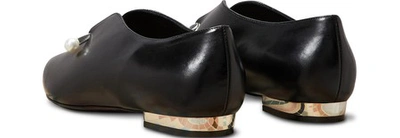 Shop Coliac Giada Leather Sandals In Black