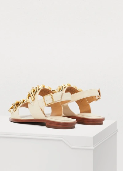 Shop Tory Burch Adrian Flat Sandals In Dulce De Lecce