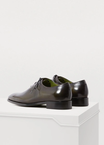 Shop Berluti Alessandro Brogue Shoes In Caviar