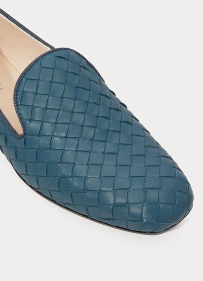 Shop Bottega Veneta Loafers In Brighton Blue