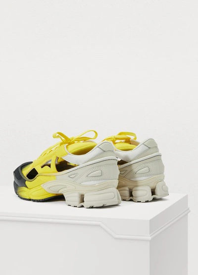 Shop Adidas Originals Rs Replicant Ozweego Sneakers In Brown/yellow/yellow