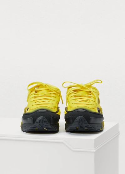 Shop Adidas Originals Rs Replicant Ozweego Sneakers In Brown/yellow/yellow