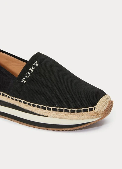 Shop Tory Burch Daisy Slip-ons In Perfect Black