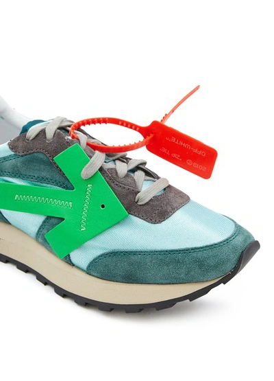 Shop Off-white Hg Trainers In Brillant Green