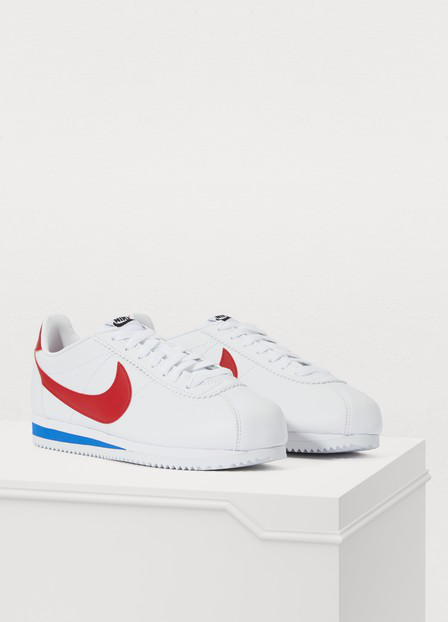 women's classic cortez leather casual sneakers from finish line