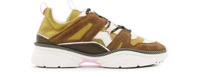 Shop Isabel Marant Kindsay Trainers In Bronze