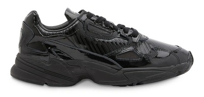 Shop Adidas Originals Falcon W Sneakers In Black