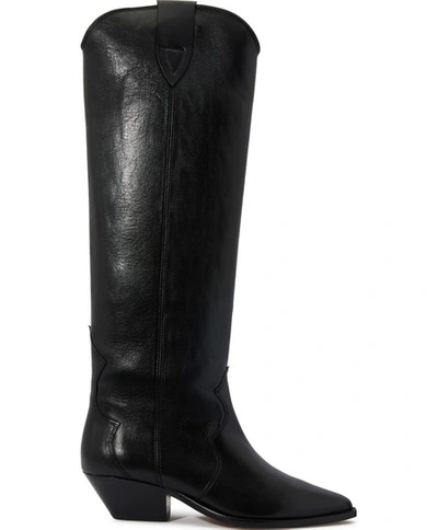 Shop Isabel Marant Denvee Boots In Black