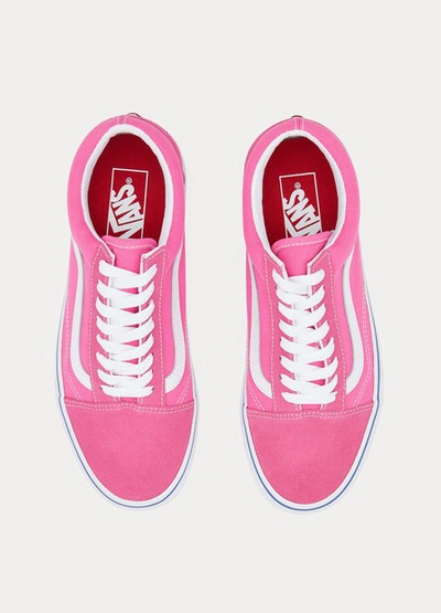 Shop Vans Old Skool Sneakers In Carmine Rose/white