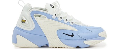 Shop Nike Zoom 2k Sneakers In Aluminum/black-mtlc Silver-sail