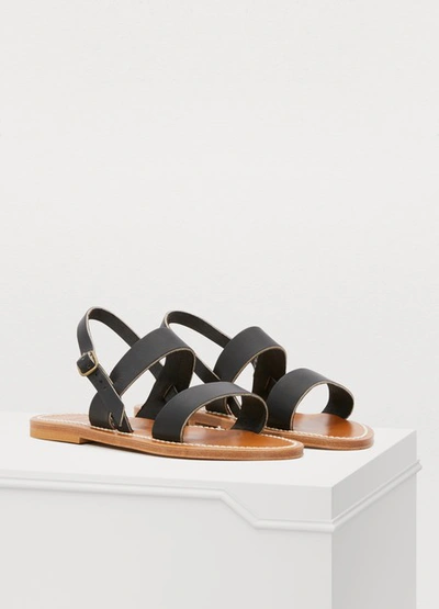 Shop Kjacques Barigoule Sandals In Noir