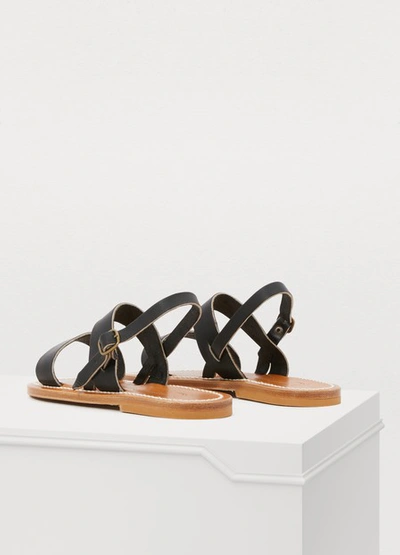 Shop Kjacques Barigoule Sandals In Noir