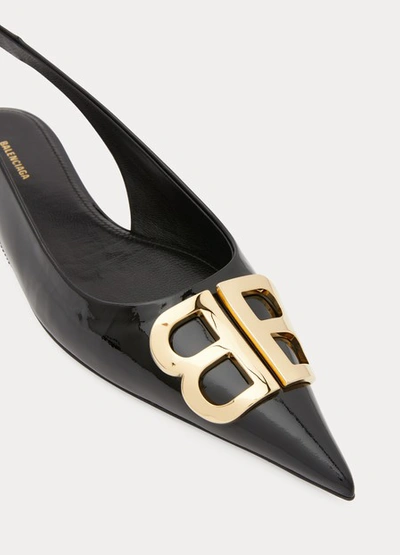 Shop Balenciaga Bb Slingback Pumps In 1000