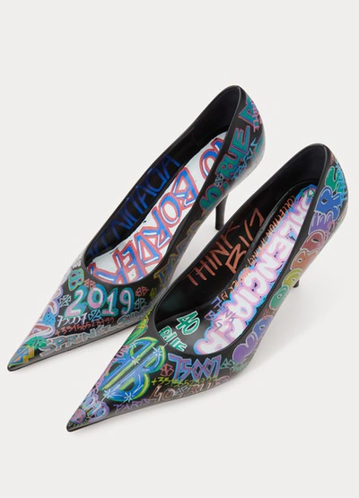 Shop Balenciaga Graffiti Pumps In 1187