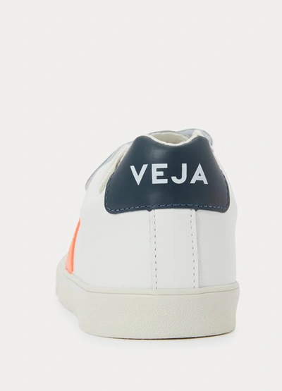 Shop Veja Esplar Velcro Trainers In White