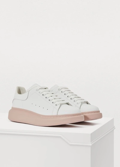 Shop Alexander Mcqueen Oversize Sneakers In 9182 - White/patchouli 161