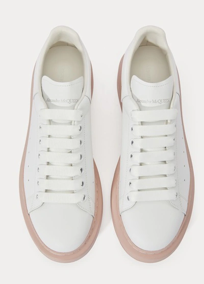 Shop Alexander Mcqueen Oversize Sneakers In 9182 - White/patchouli 161