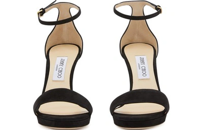 Shop Jimmy Choo Misty 100 Sandals In Black