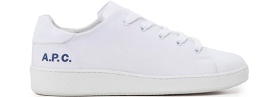 Shop Apc Minimal Sneakers In Blanc